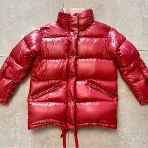 Moncler Red Puffer Jacket